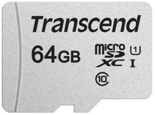 Transcend Карта памяти  (Карта памяти Transcend TS64GUSD300S 64Гб) #1