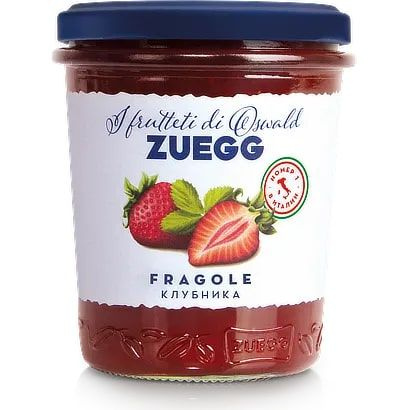 Джем Zuegg Клубника конфитюр экстра, 320г #1