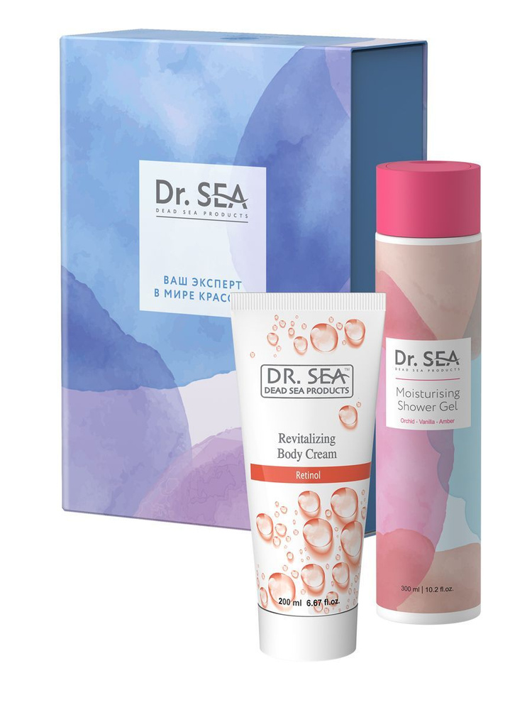 Dr. Sea / Подарочный набор "RELAX & MOISTURISING" увлажняющий гель для душа + антицеллюлитный крем для #1