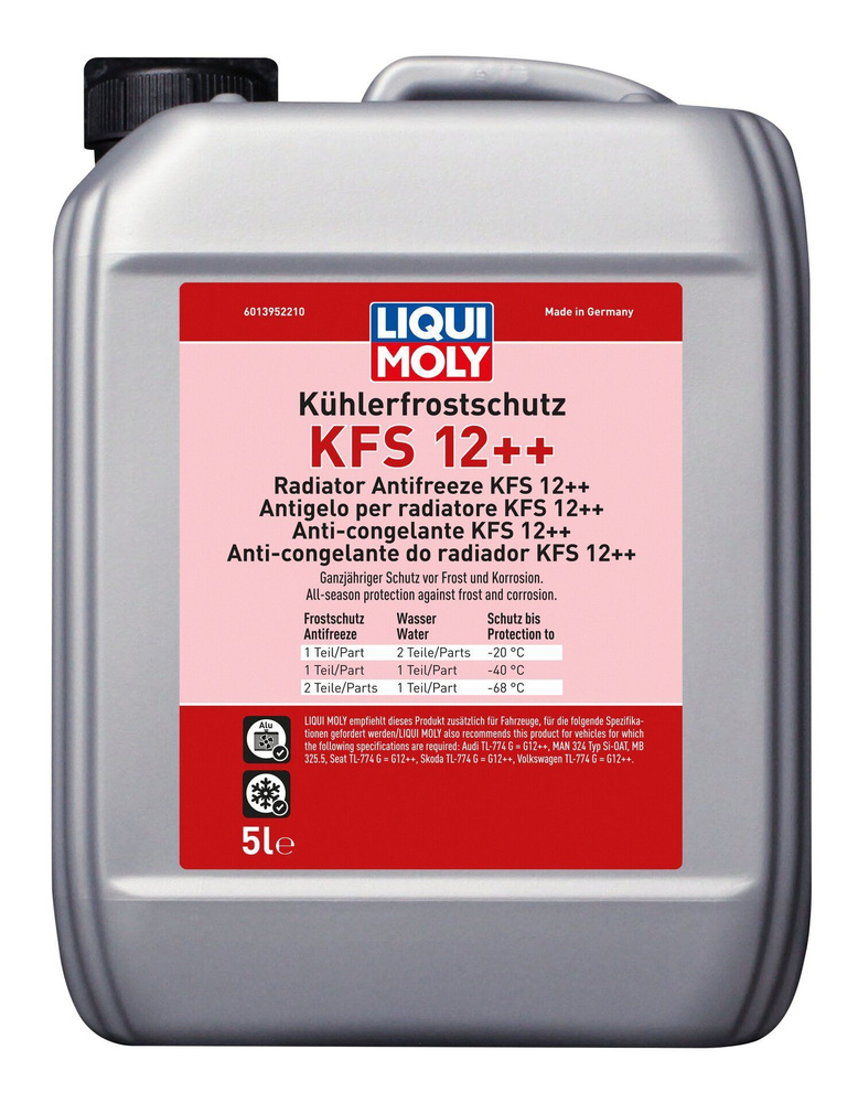 Антифриз-концентрат Liqui Moly "Kuhlerfrostschutz" G12++, 5л #1