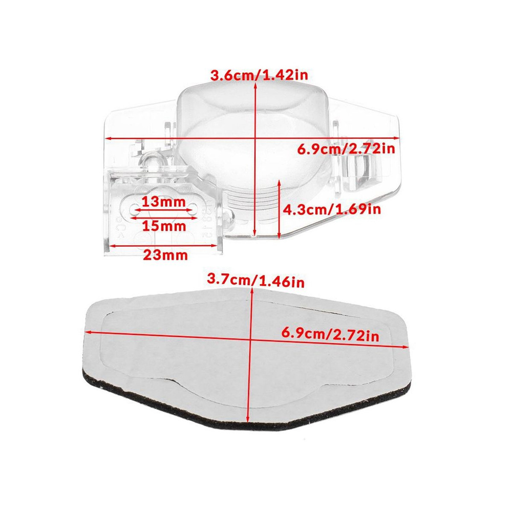 4X Автомобильный кронштейн для камеры заднего вида реверсивный номерной ...