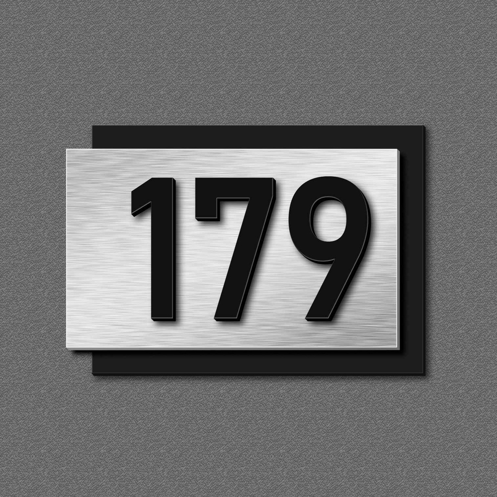 Цифры на дверь, табличка с номером 179 #1
