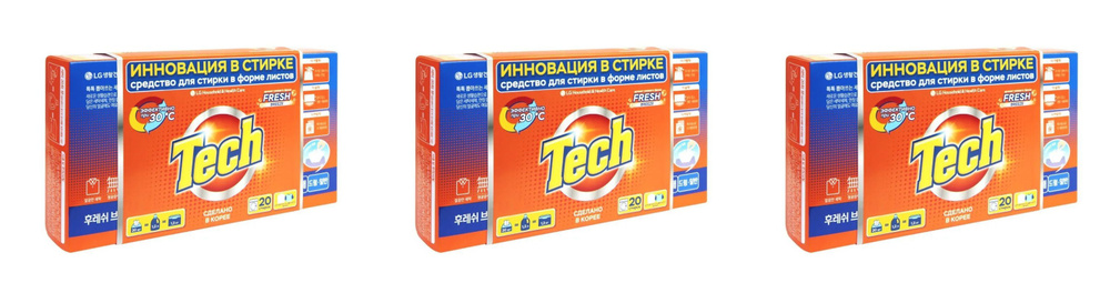 Tech Стиральный порошок 106 г 20  стирок Для цветных тканей #1