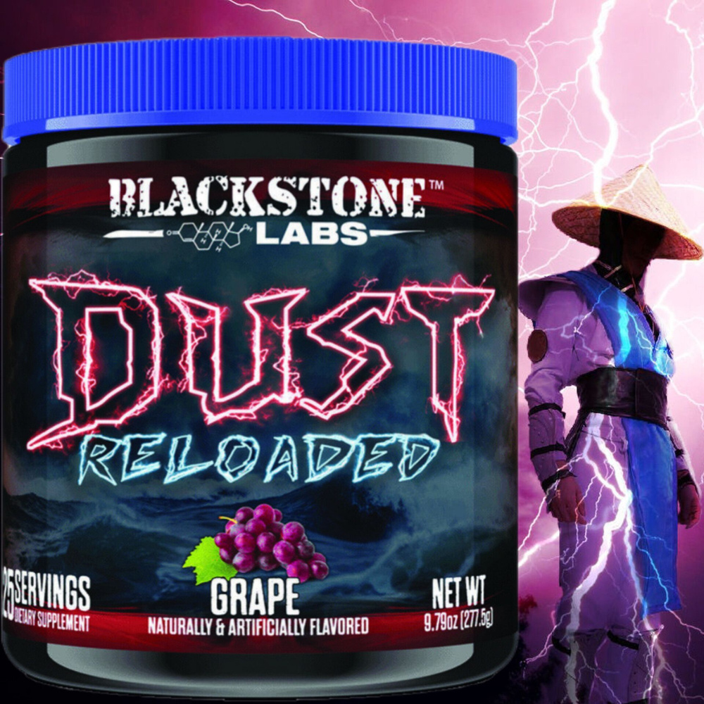 Топовый предтренировочный комплекс DUST RELOADED BlackStone LABS, 25 порций, grape  #1