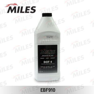 Жидкость тормозная dot4 850мл. Miles EBF910 #1