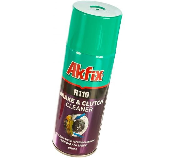 Akfix R110 Очиститель тормозных колодок и сцепления, 400мл #1