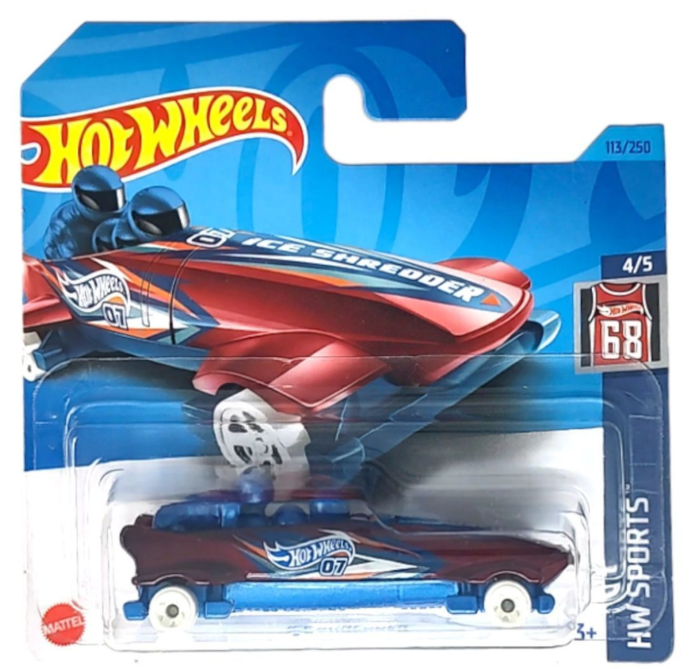 Игрушечная машинка Hot Wheels Ice Shredder Metalflake oxblood (базовая коллекция 2023 г, 113/250)  #1