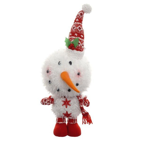Мягкая новогодняя игрушка "Снеговик", 64 см #1