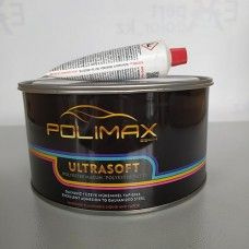 Шпатлевка POLIMAX Ultrasoft 1кг с отвердителем полиэфирная мягкая  #1