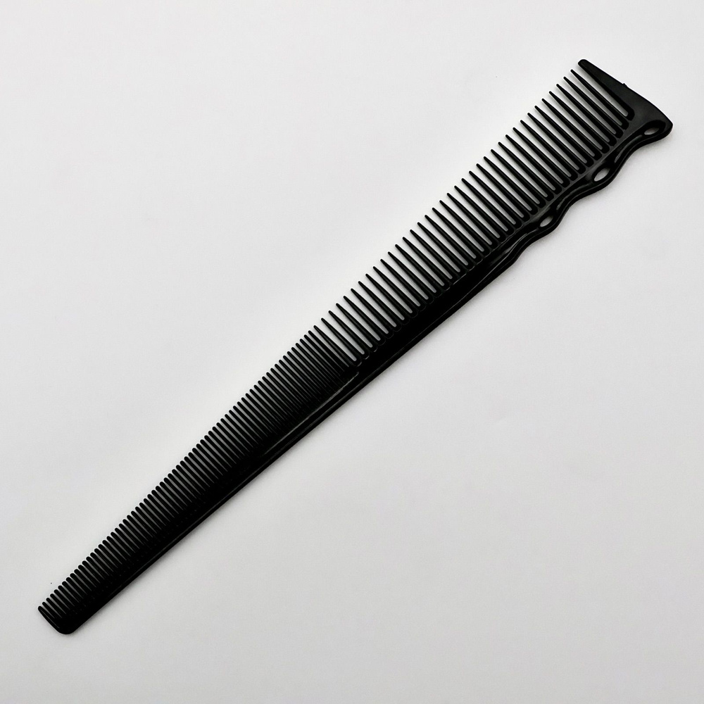 Комбинированная расческа профессиональная гребень для стрижки волос, бороды, бровей, усов. Парикмахерская #1