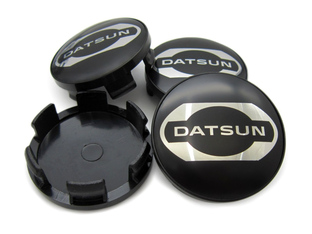 Колпачки, заглушки на литые диски СКАД Datsun 56/51/12 мм, комплект 4 шт.  #1