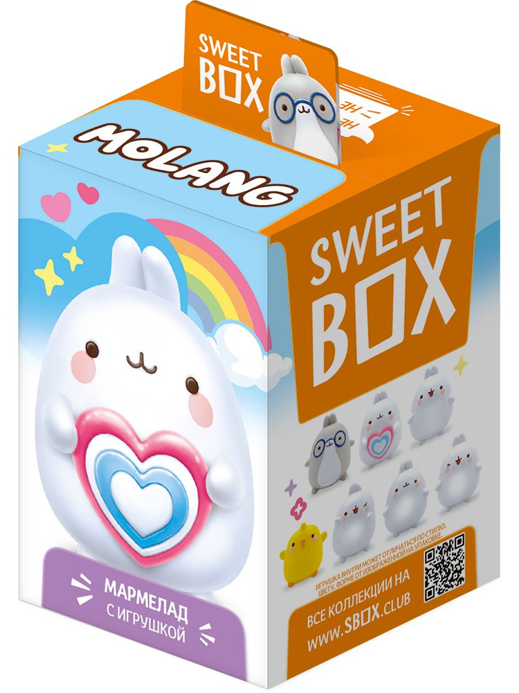 Sweet Box Конфитрейд СВИТБОКС MOLANG Моланг Мармелад с игрушкой, 10г (штука)  #1