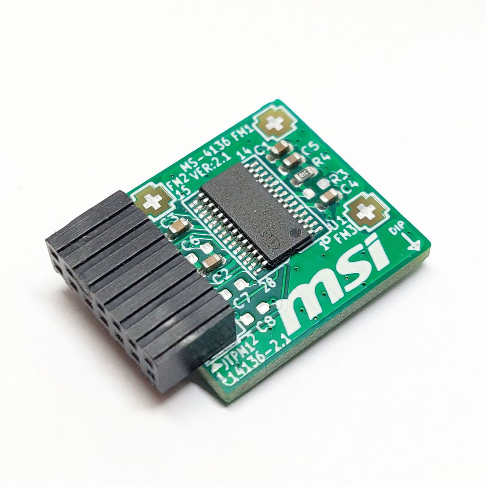 Модуль TPM 2.0 MSI MS-4136 (14-1 рin) - купить с доставкой по выгодным  ценам в интернет-магазине OZON (1275948168)