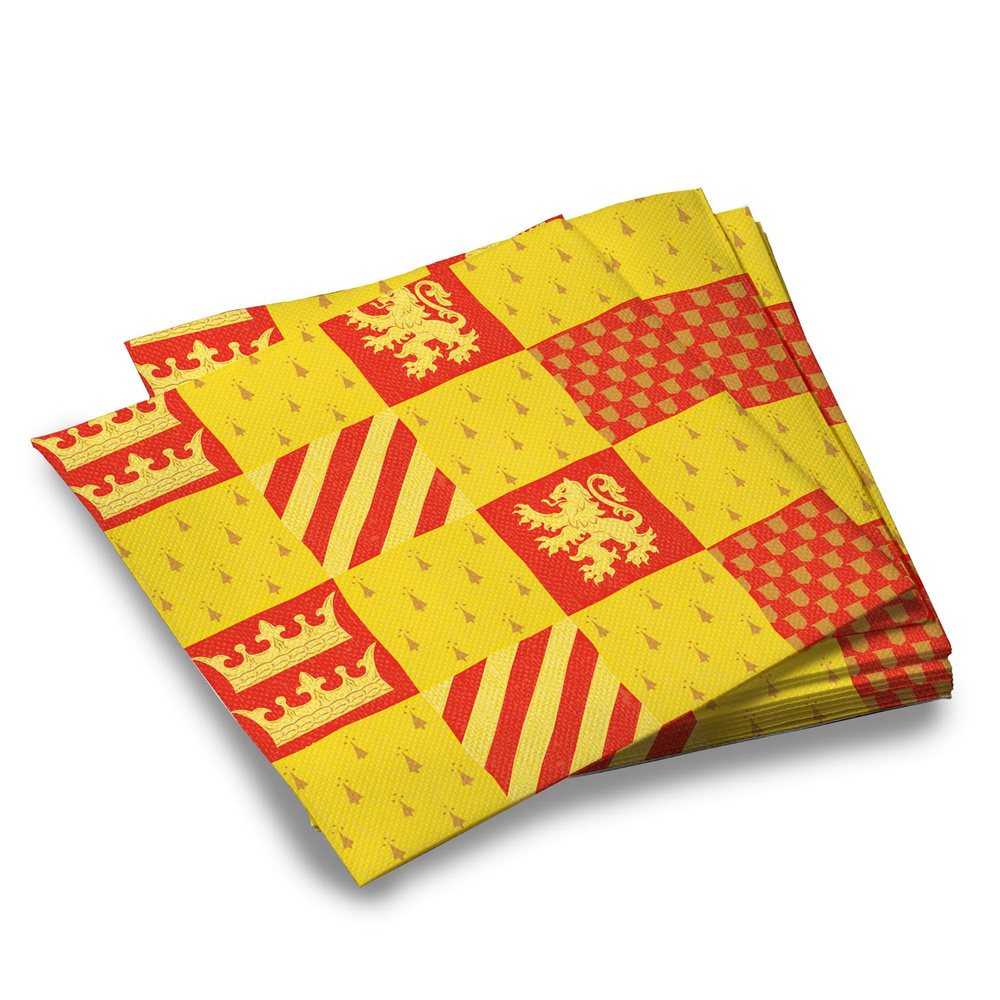 Бумажные салфетки для праздника и сервировки стола ND Play / Harry Potter (Гарри Поттер). Флаги (33х33 #1