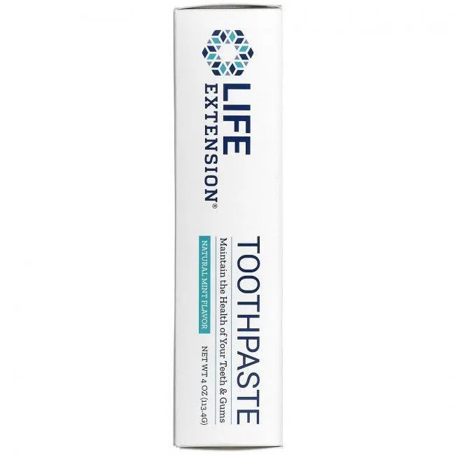 Life Extension, зубная паста, натуральный вкус мяты, 113,4 г #1