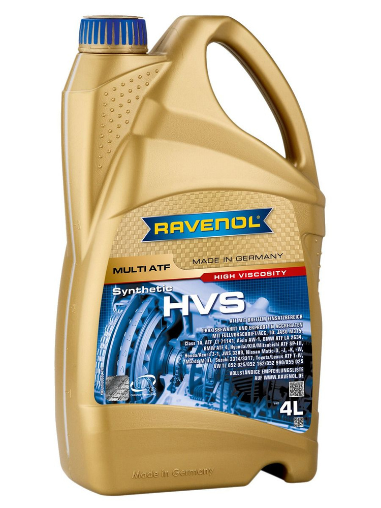 Масло АКПП RAVENOL Multi ATF HVS Fluid, 4 литра #1