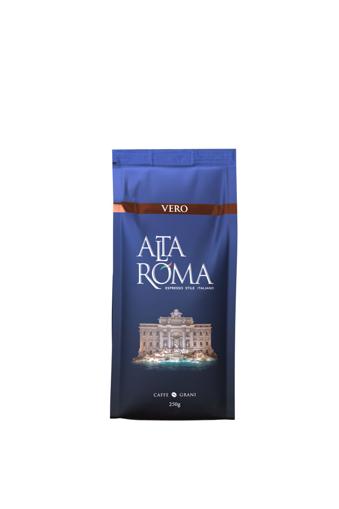 Кофе "Alta Roma Vero" жареный в зернах 250 грамм #1