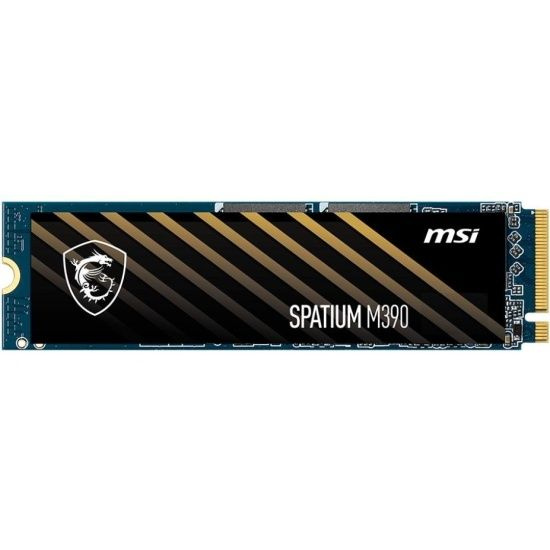 MSI 500 ГБ Внутренний SSD-диск Накопитель SSD SPATIUM M390 NVMe M.2 500GB (S78-440K170-P83)  #1