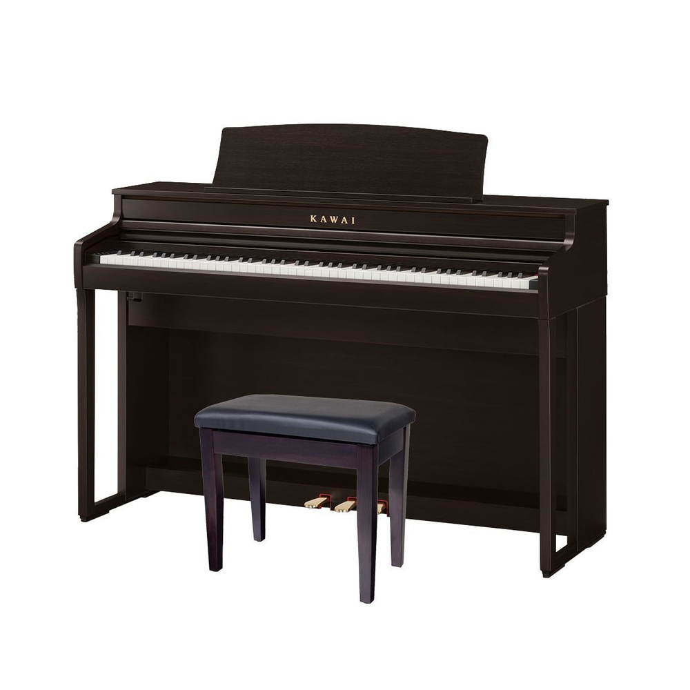 Kawai ca401 r цифровое пианино с банкеткой, 88 клавиш, механика gfc, 192 полифония, 19 тембров  #1
