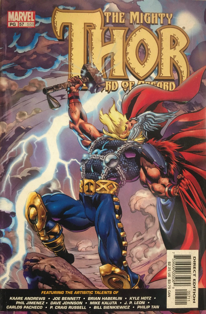 The Mighty Thor #57 Marvel Comics. Официальный комикс на английском языке.  #1