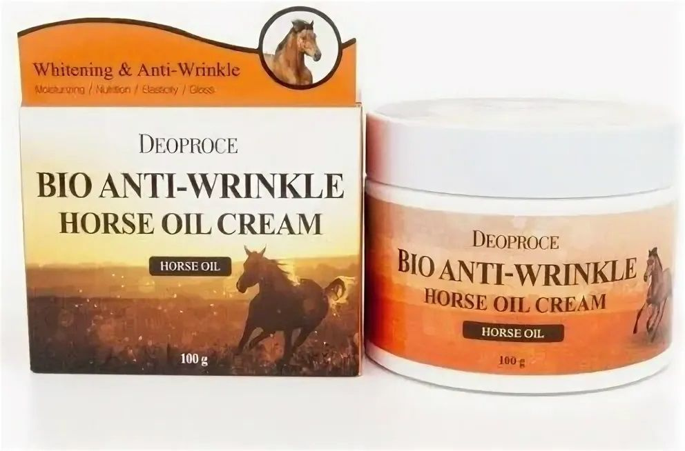 Deoproce horse Биокрем против морщин с лошадиным жиром bio anti wrinkle horse oil cream  #1