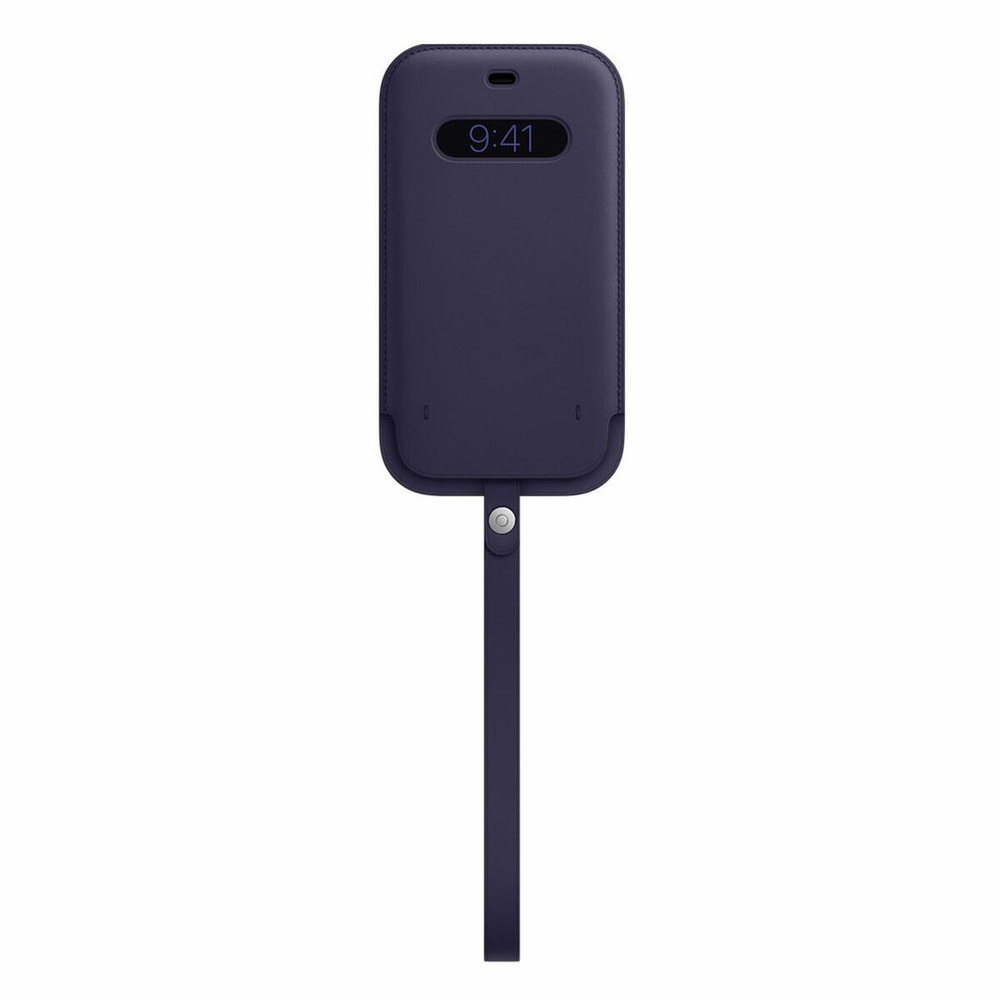 Чехол-конверт Apple iPhone 12 Pro Max Leather Sleeve MagSafe Deep Violet (Тёмно-фиолетовый) MK0D3ZE/A #1