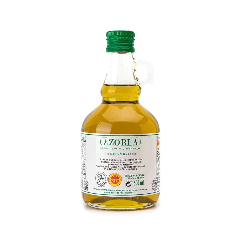 Масло оливковое нерафинированное первого холодного отжима "CAZORLA PICUAL" 0,5л (бутылка в форме кувшина) #1