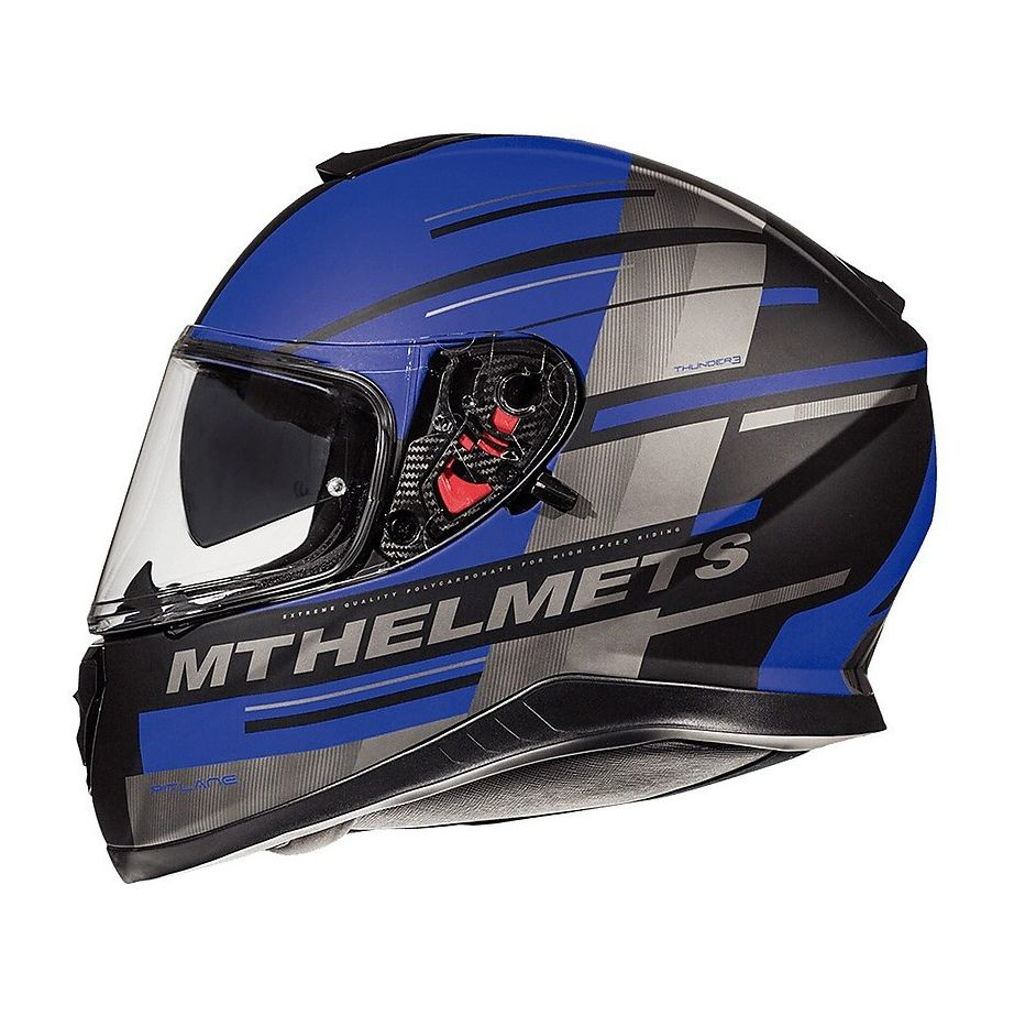 MT HELMETS Мотошлем, цвет: синий, темно-серый, размер: M #1