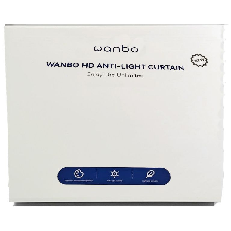 Экран (полотно) для проектора настенный (100 дюймов) Wanbo HD Anti-Light Curtain Pro Антибликовое (НОВАЯ #1