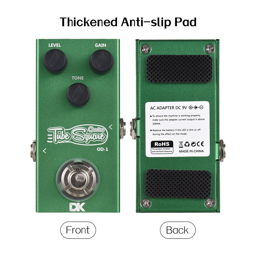 DK гитарная педаль Overdrive, педаль эффектов для электрогитары, True ...