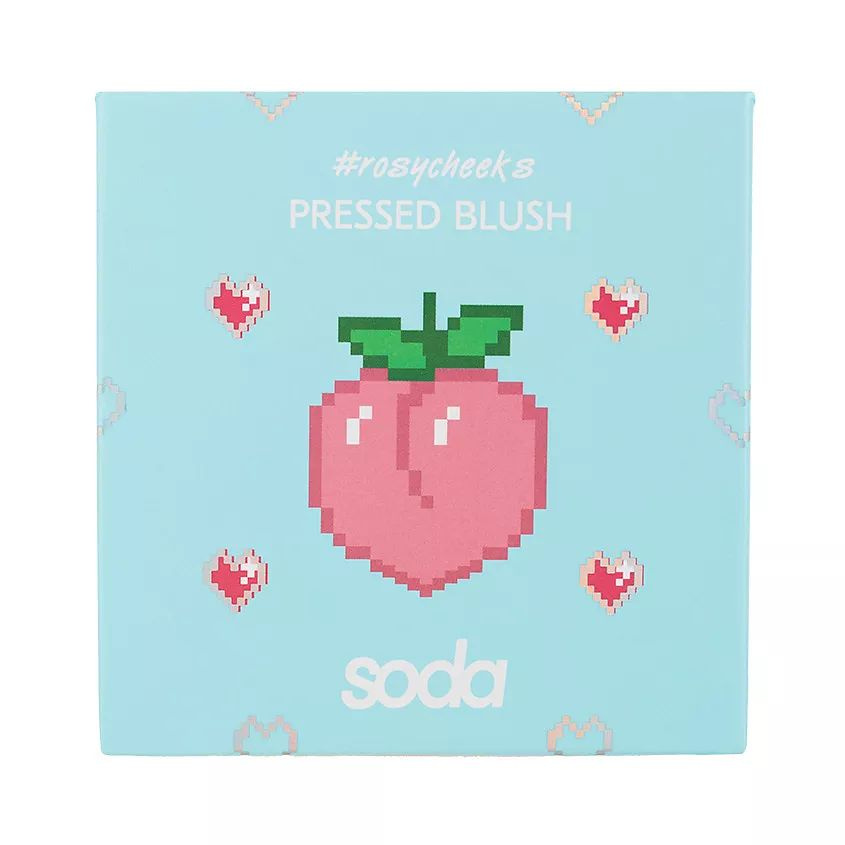 SODA Румяна прессованные #rosycheeks, № 103 Perfect Peach, 9 Г #1