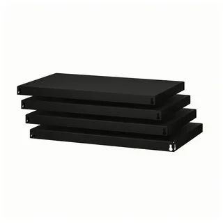 Полка для стеллажа IKEA BROR БРУР 84x39 см черный #1