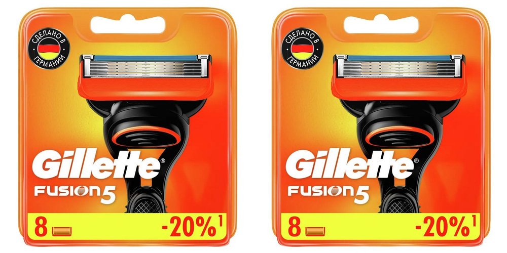 Сменные кассеты Gillette Fusion 5 для бритья, 16 шт #1