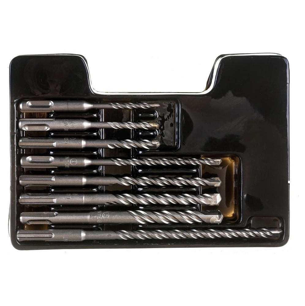 Набор буров усиленных в кейсе для перфоратора Gigant (5-12мм SDS-plus ...