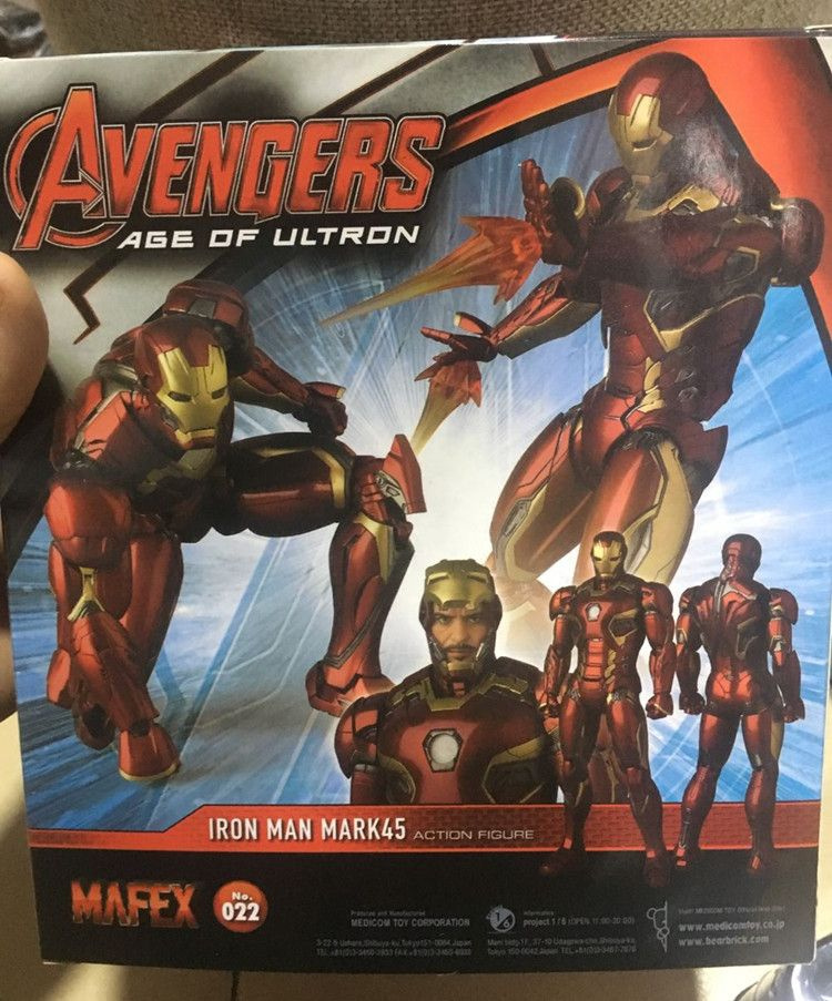 Avengers Iron Man Complete Toy Model Set MK45 Glow / Железный человек ...