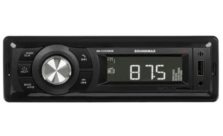 Автомагнитола SOUNDMAX SM-CCR3062B, 1 din, встроенный эквалайзер #1