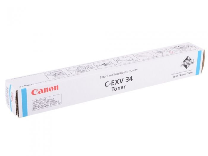 Картридж Canon C-EXV34C (3783B002) для Canon iRC 2030L/ C2030i/ C2020L/ C2020i/ C2025i, голубой, 16 000 #1