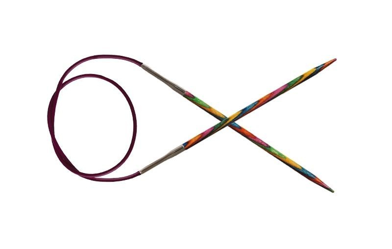Спицы круговые Symfonie 3,25мм/60см, дерево, многоцветный, KnitPro, 20326  #1