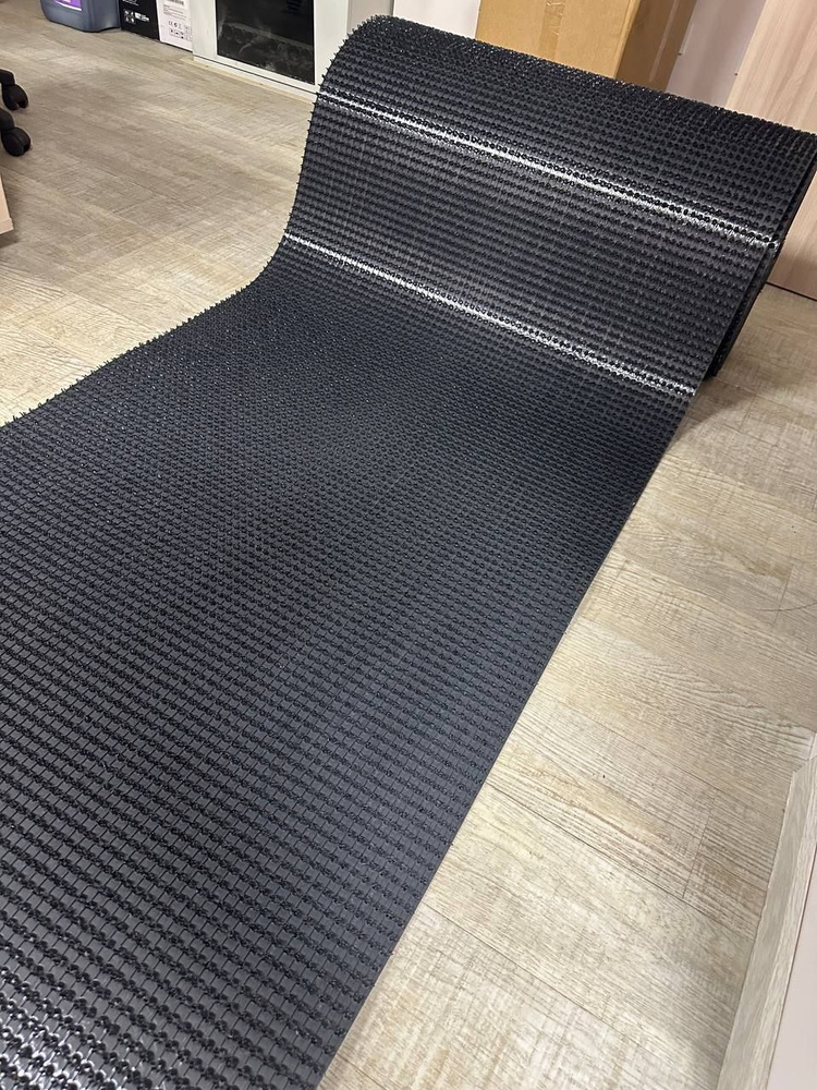 Резиновое рулонное покрытие, входной коврик темно-серый 0.9*15  #1