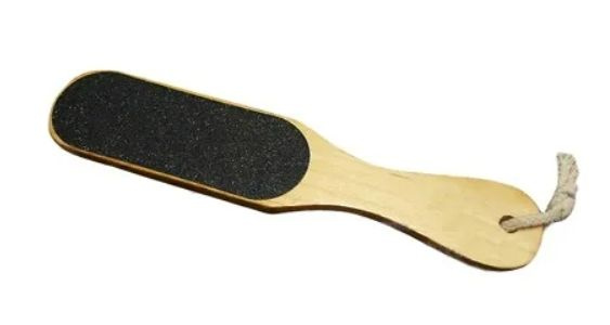Iron Style Терка для ног деревянная, с вешалкой, 22,5 см #1