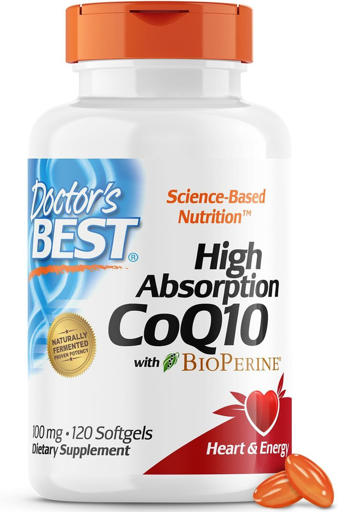 Doctors Best CoQ10 With BioPerine 100 mg 120 veggie caps (коэнзим Q 10) #1