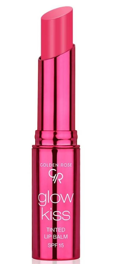 Golden Rose Тинт- бальзам для губ Glow Kiss Tinted Lip Balm, тон 03 Berry Pink #1