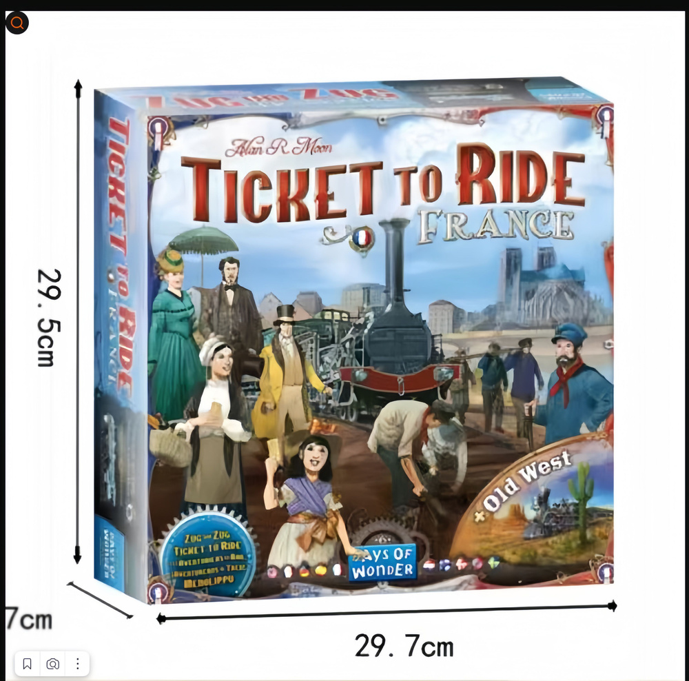 Настольная игра Ticket to Ride американский поезд #1