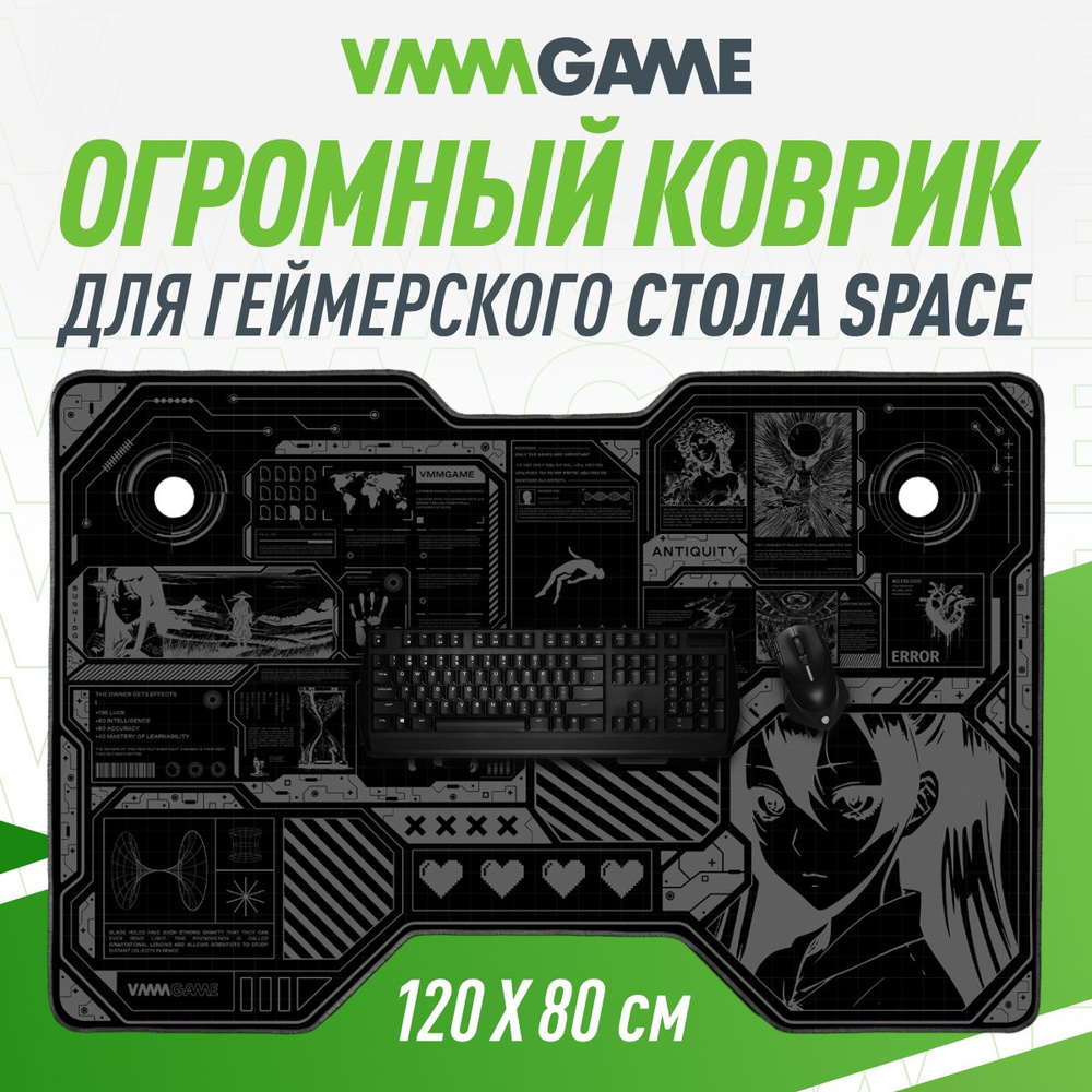 Коврик для клавиатуры и мыши VMMGAME SPACE MAT 120 INSOMNIA #1