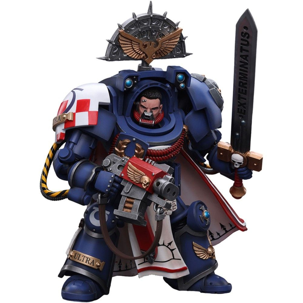 Фигурка JoyToy Warhammer 40K Ultramarines Terminator Captain 1:18 JT6458 #1