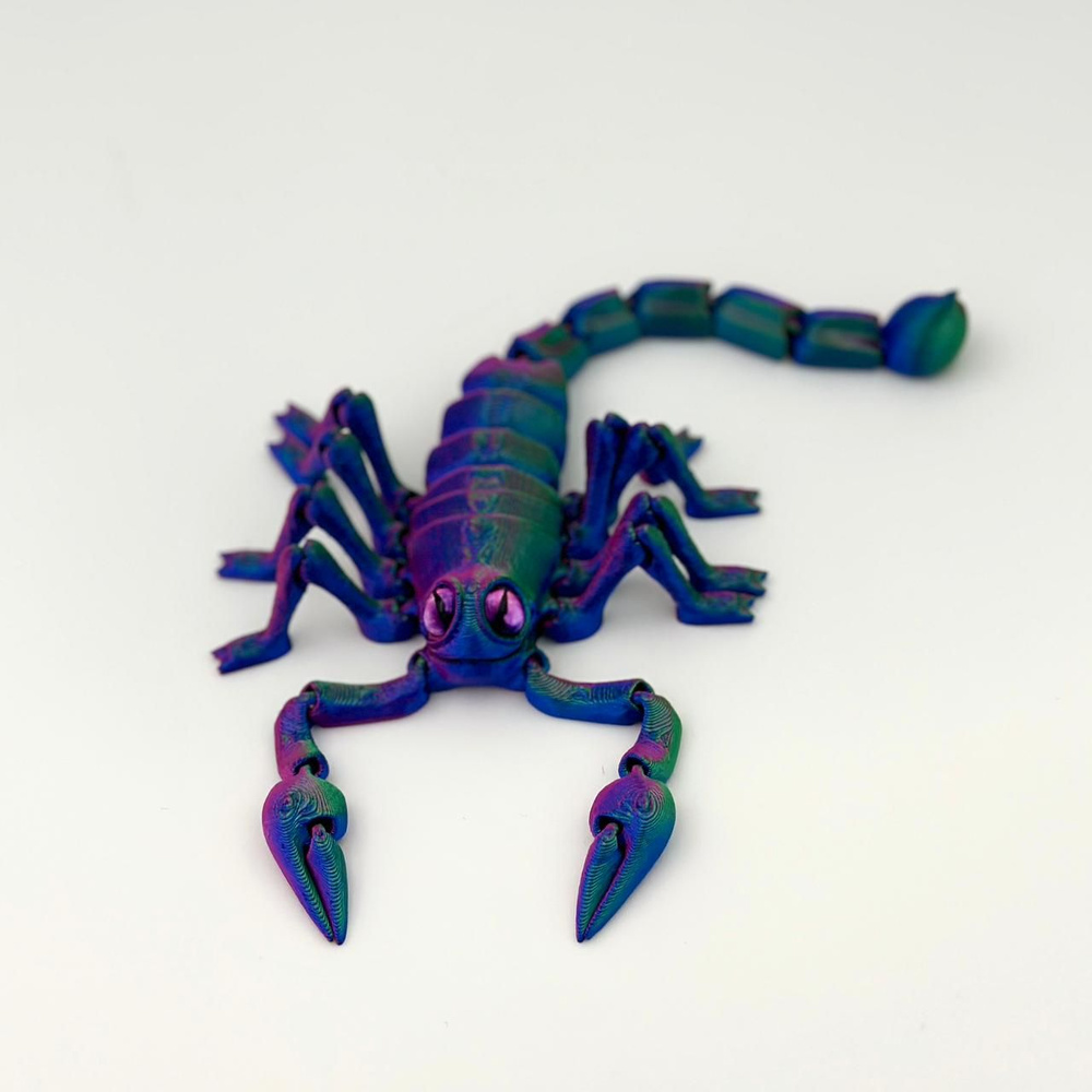 Игрушка детская подвижная антистресс Скорпион Дарк средний, игрушки для ...