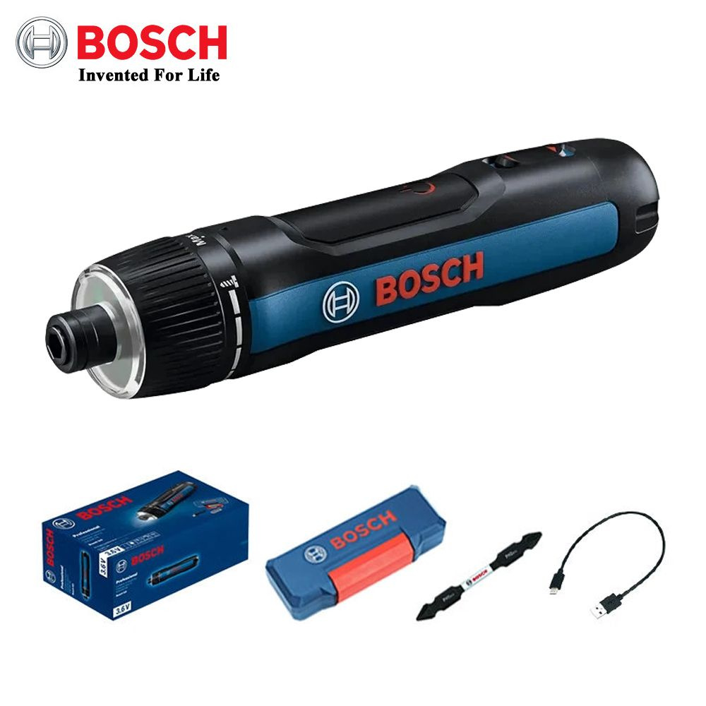 Аккумуляторная отвертка Bosch GO 3 поколение,5 Нм Профессиональная версия.Принесите двусторонний бит #1