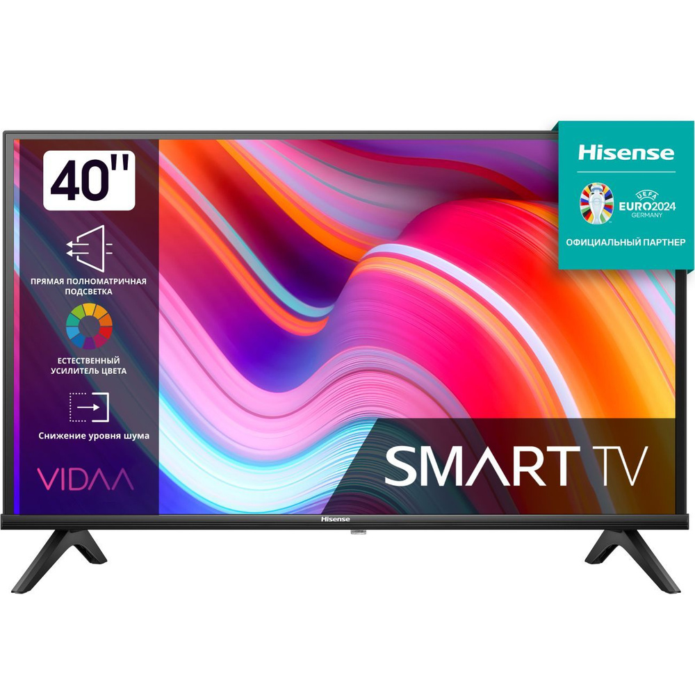 Hisense Телевизор 40", черный #1