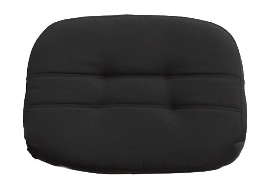 Сидушка для стула ИЗО 470*420*50мм, черный кож. зам., мягкий элемент для сидения стула офисного  #1