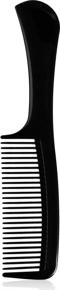 Расческа-гребень для волос Ameli / Амели широкий с частыми зубьями пластиковый с ручкой 21.5см / уход #1